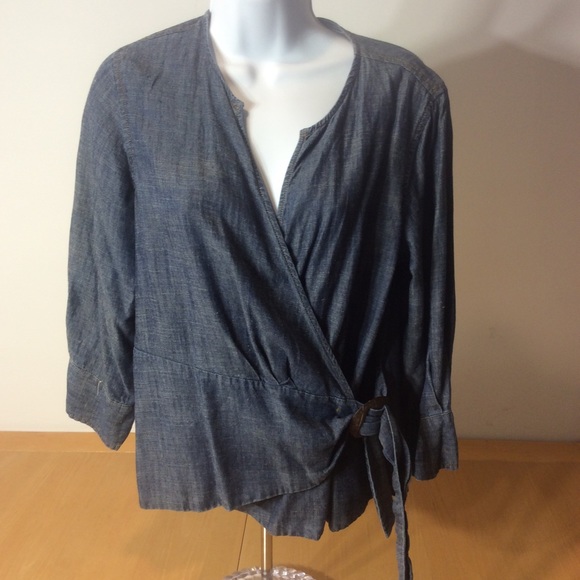 Coldwater Creek Tops - Coldwater Creek denim top/Jacket